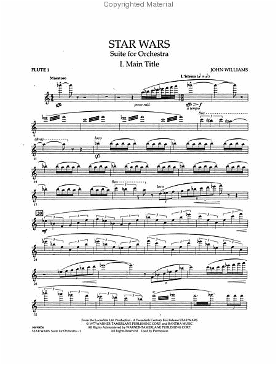 Star Wars Full Orchestra scores gallery preview page 5