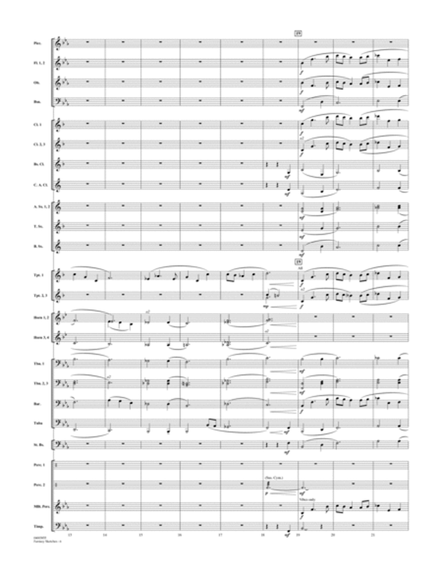 Fantasy Sketches - Conductor Score (Full Score)