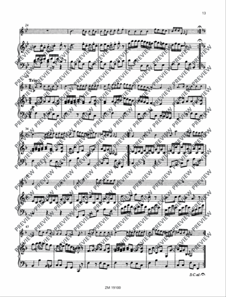 Sonata Sonata Flute Solo scores gallery preview page 14
