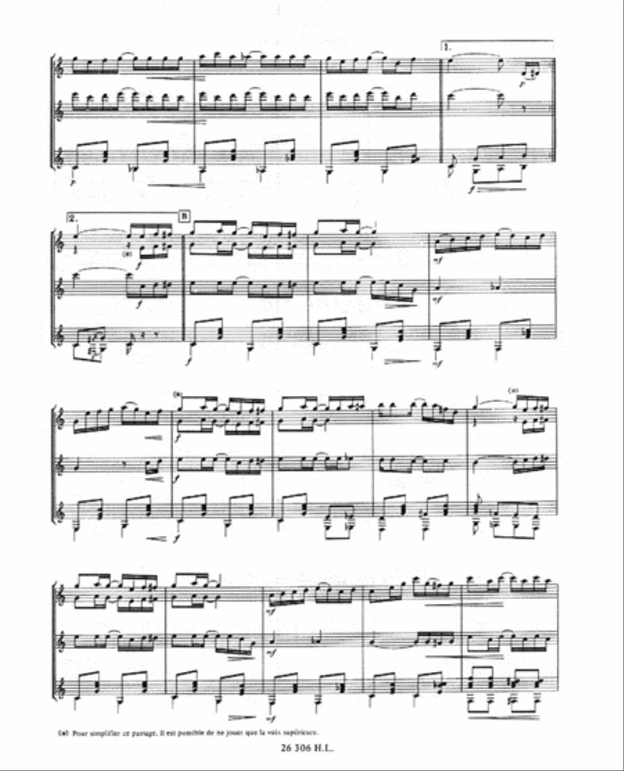 The Entertainer - L'Arnaque Guitar Ensemble scores gallery preview page 2