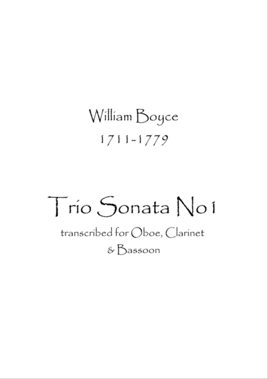 Trio Sonata No1 image number null