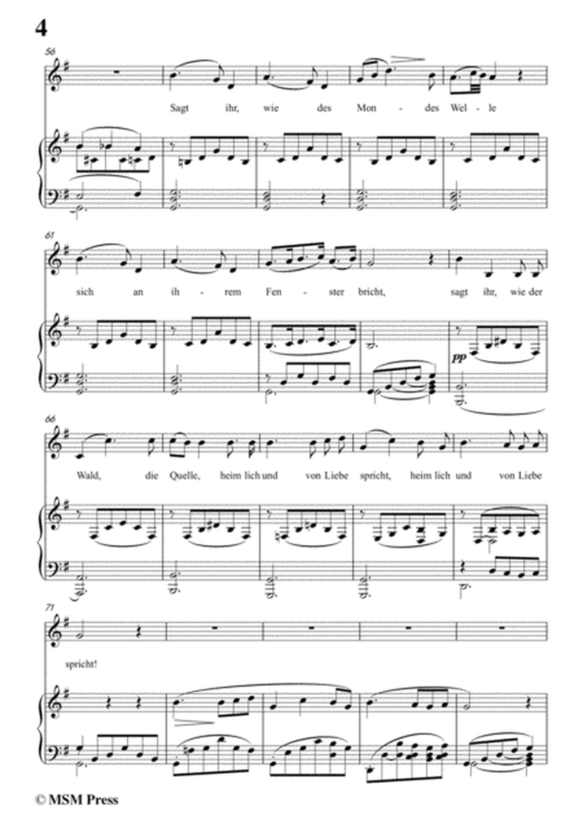 Schubert-Liebeslauschen(The Maiden's Serenade),D.698,in G Major,for Voice&Piano image number null