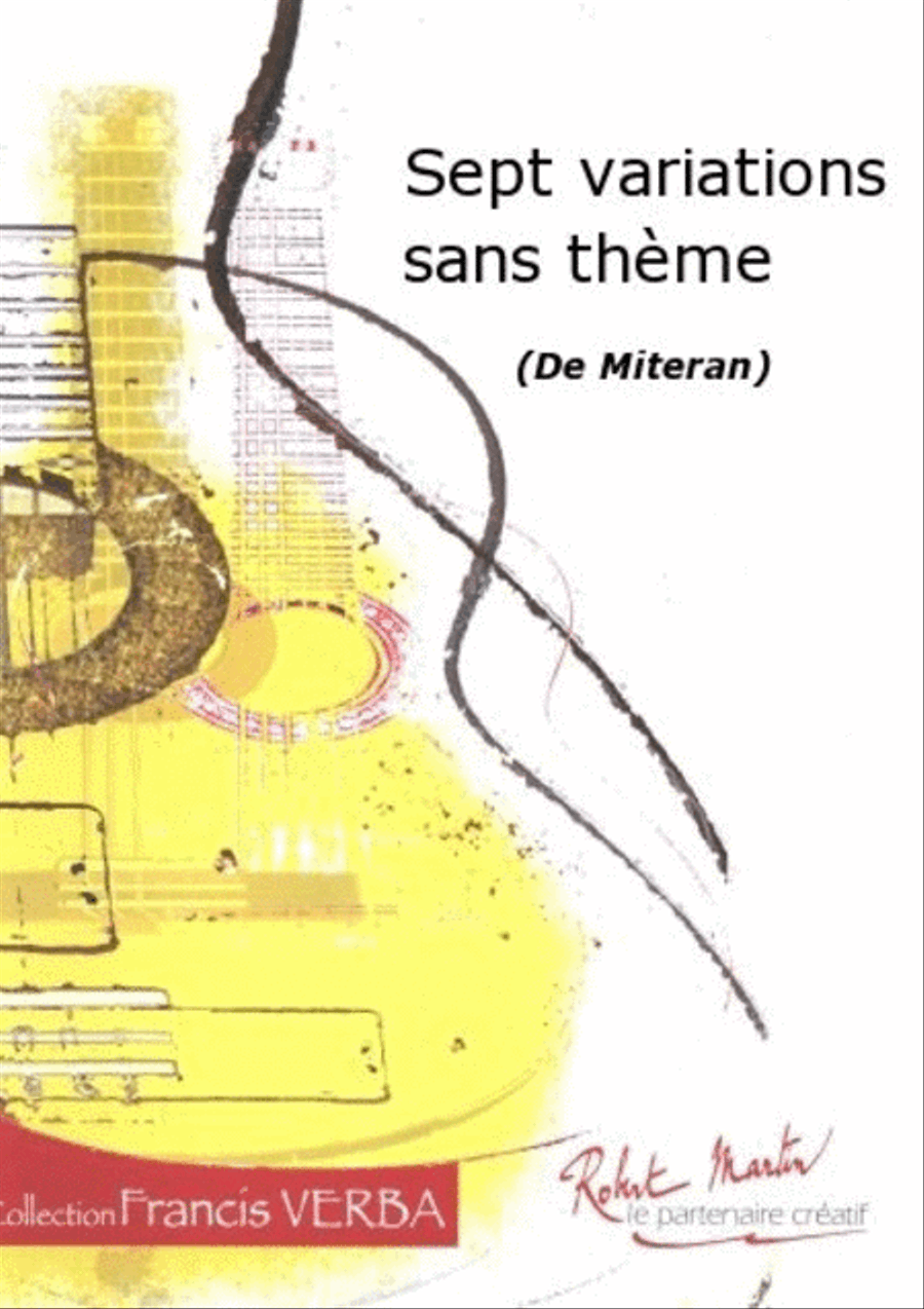 7 variations sans thème Classical Guitar scores gallery preview page 1