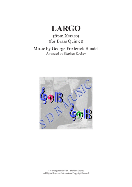 Largo (from Xerxes) Brass Quintet image number null