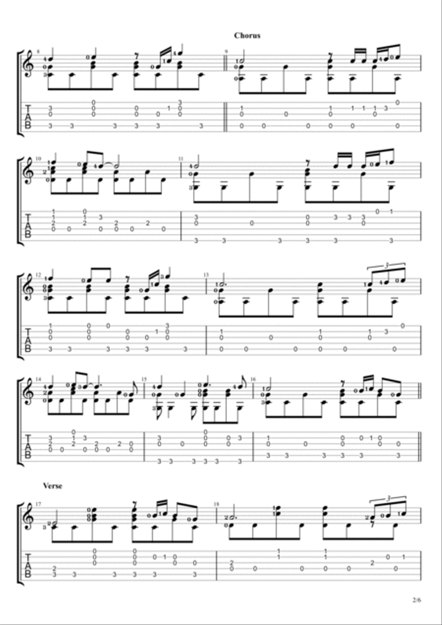 The Joker And The Queen (feat. Taylor Swift) Electric Guitar scores gallery preview page 2
