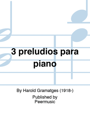 3 preludios para piano