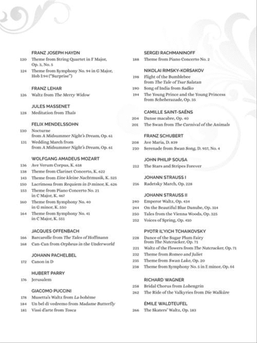 The Best Classical Music in the World Piano Solo scores gallery preview page 4