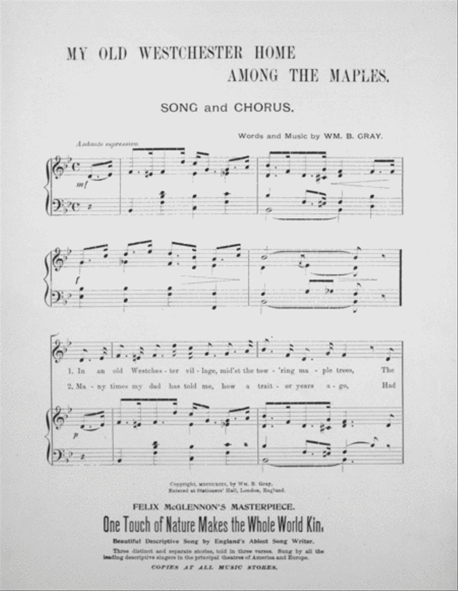 My Old Westchester Home Among the Maples Voice scores gallery preview page 2