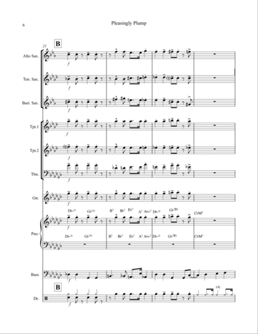 Pleasingly Plump Pleasingly Plump Large Ensemble scores gallery preview page 6