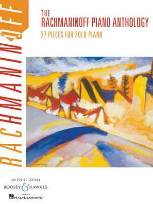 Book cover for Rachmaninoff Piano Anthology