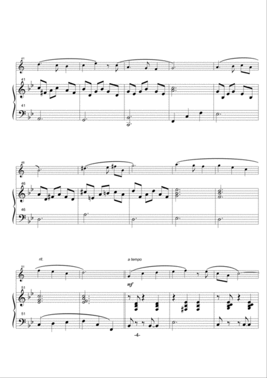 Jazz Waltz No 2 Woodwind Duet scores gallery preview page 4