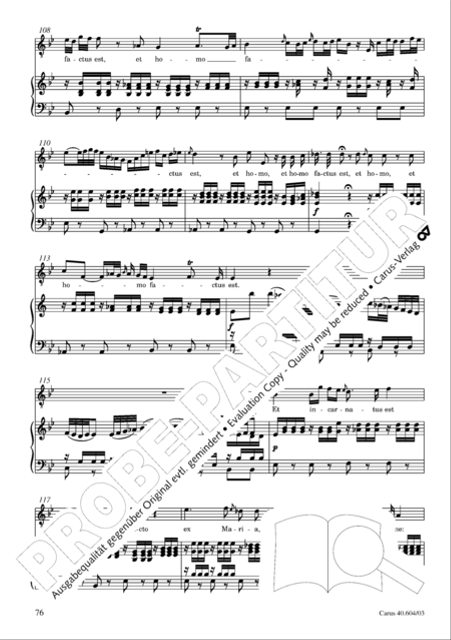 Grosse Mariazeller Messe in C 4-Part scores gallery preview page 85