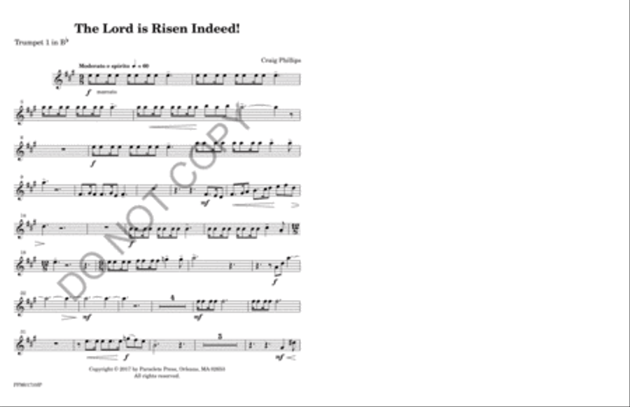 The Lord is Risen Indeed! Horn scores gallery preview page 4