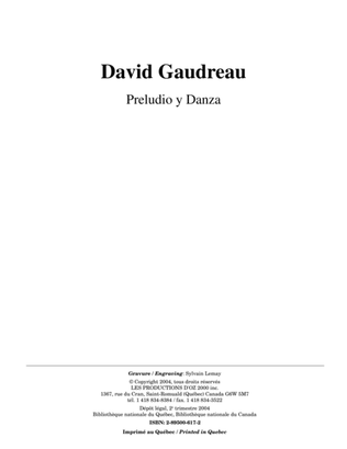 Book cover for Preludio y Danza