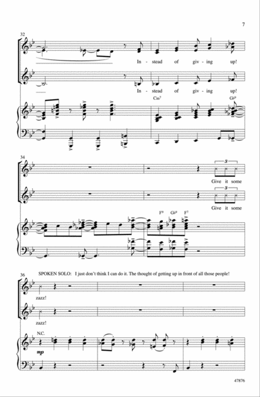 Zazz Zazz Choir scores gallery preview page 6