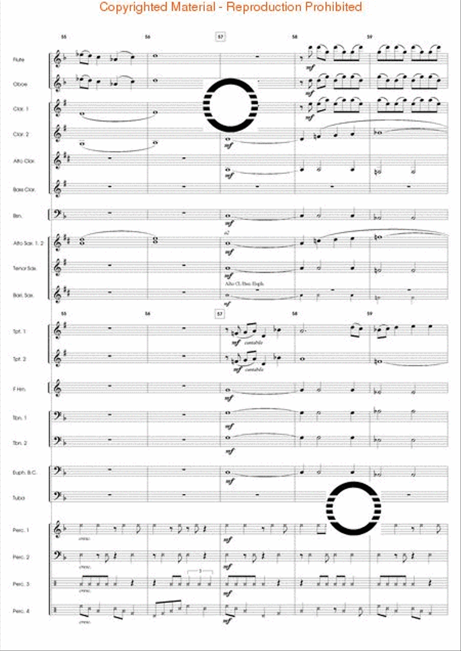 Odyssey for Percussion Odyssey for Percussion Concert Band scores gallery preview page 12