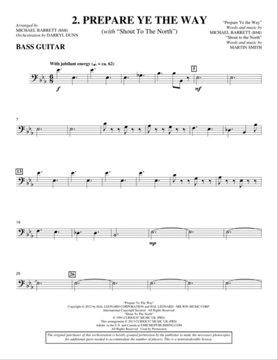 All Is Well - Bass All Is Well - Bass Choir scores gallery preview page 3