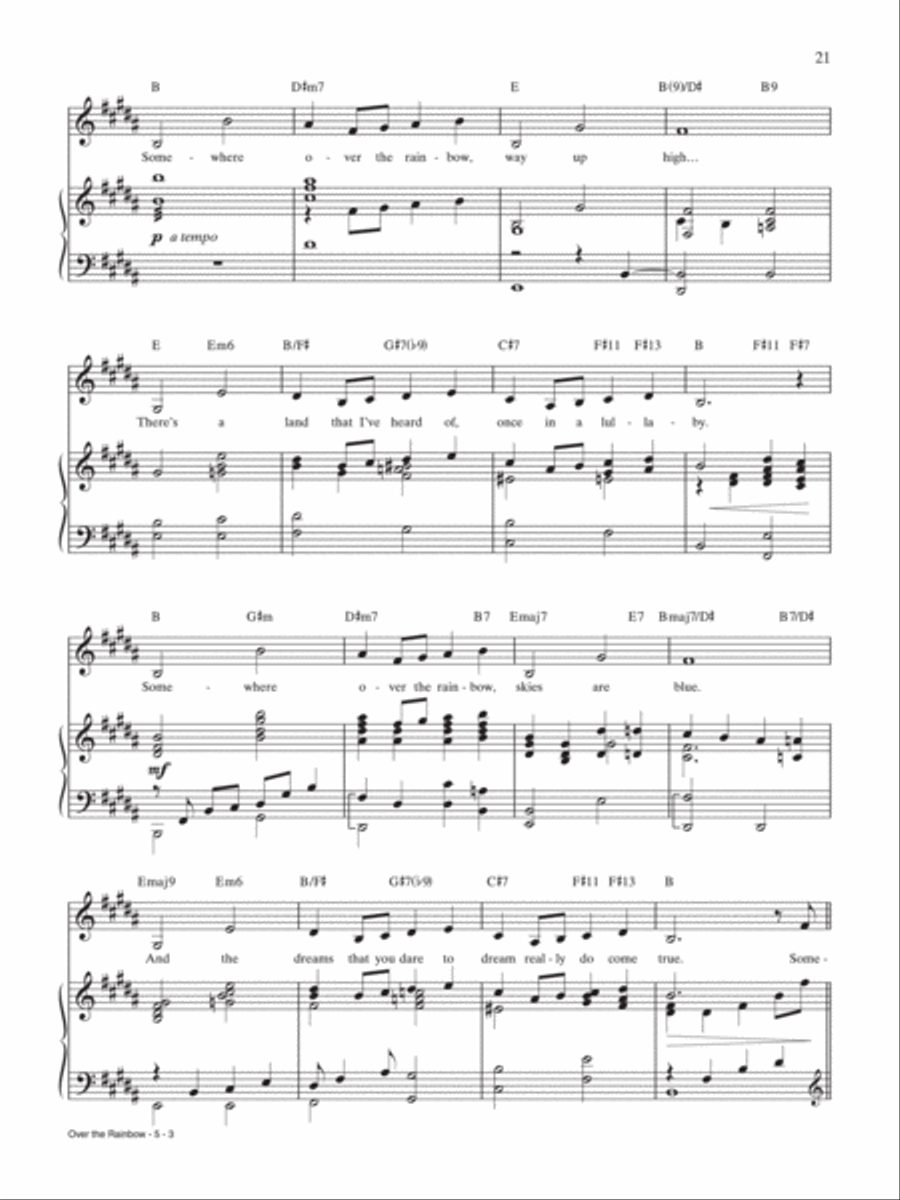Over the Rainbow (from Andrew Lloyd Webber's 