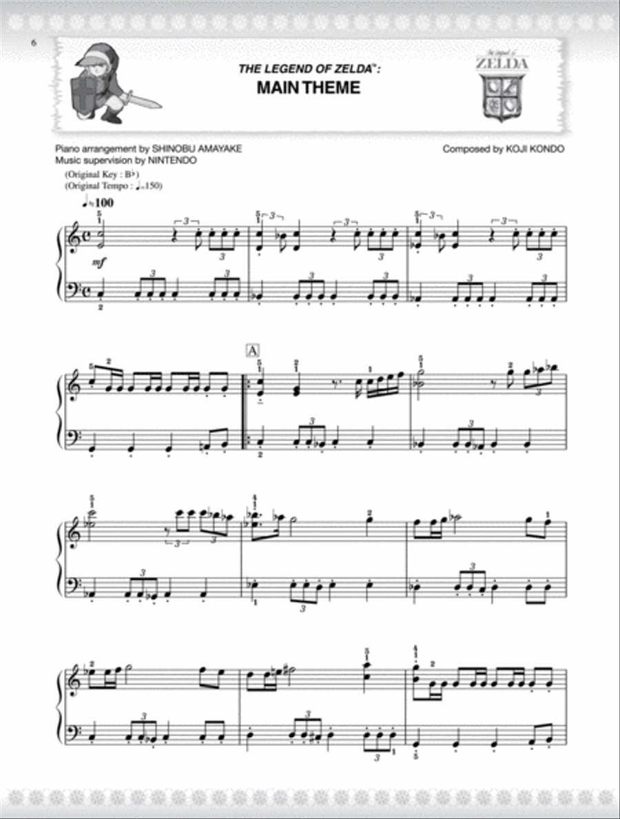 The Legend of Zelda for Easy Piano Easy Piano scores gallery preview page 5