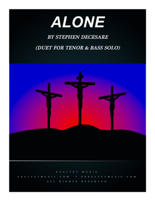 Book cover for Alone (Duet for Tenor and Bass Solo)