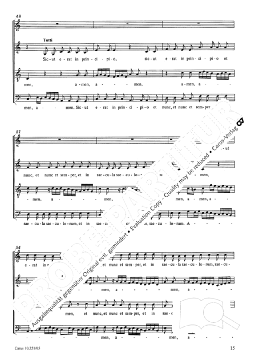 Magnificat 4-Part scores gallery preview page 16