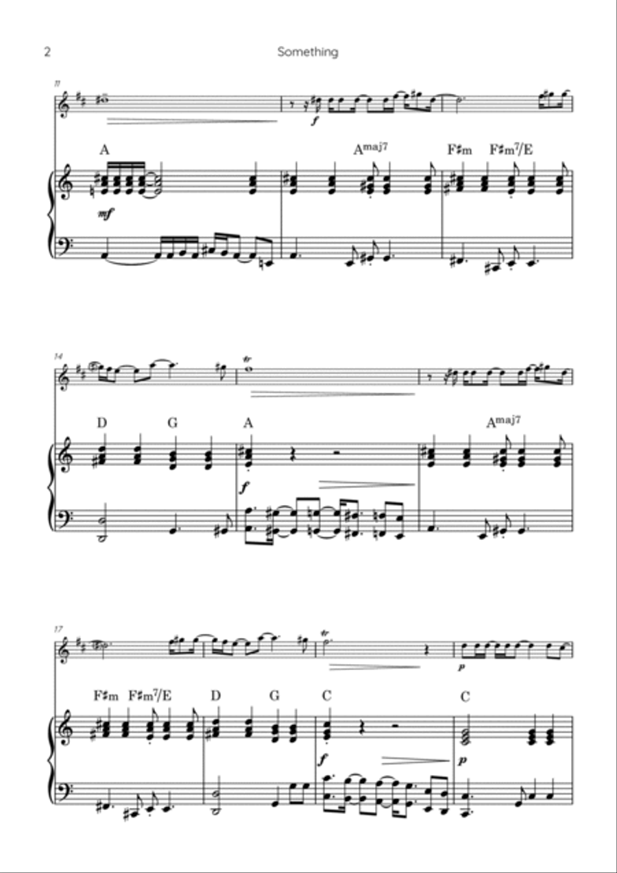 Something Something Bass Clarinet scores gallery preview page 2