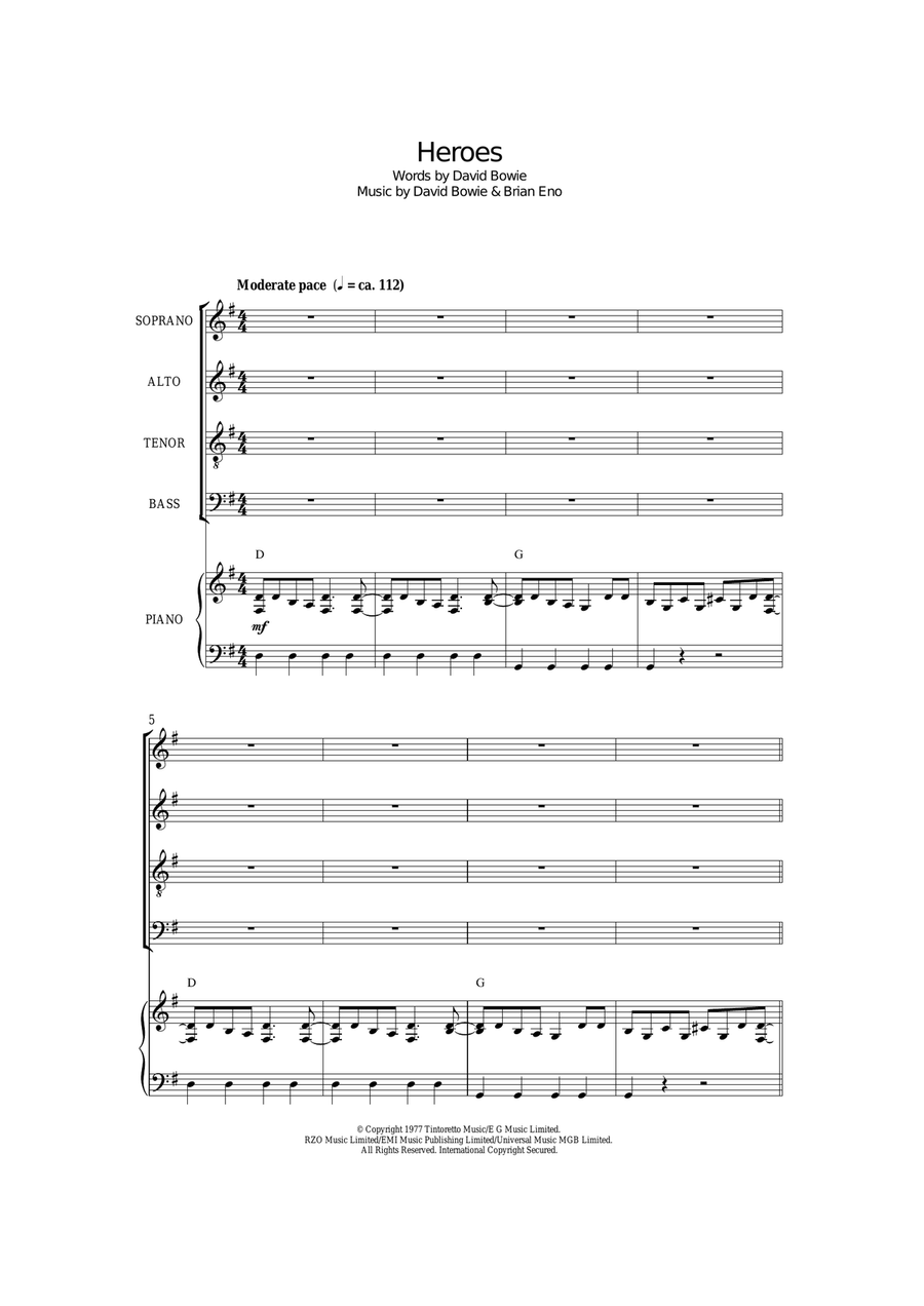 Heroes (arr. Barrie Carson Turner)
