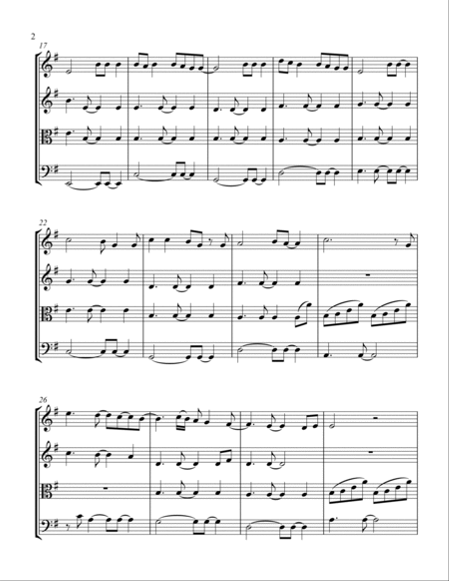 All Of Me String Quartet scores gallery preview page 2