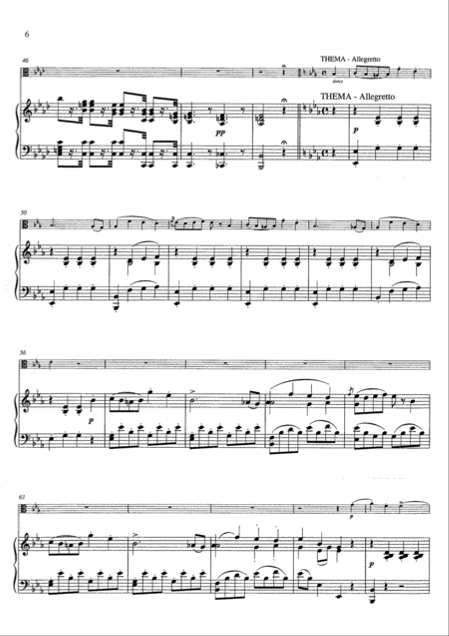 Introduction, Thema And Variations Organ scores gallery preview page 8