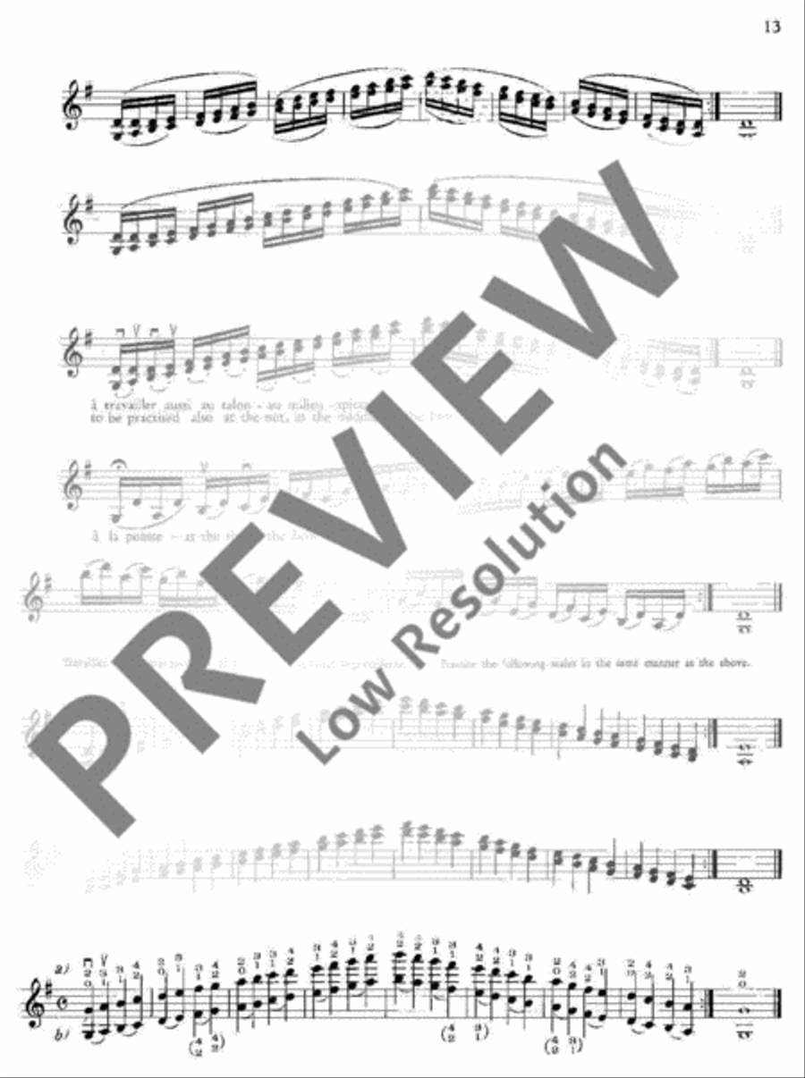 Exercises and Scales Violin scores gallery preview page 14