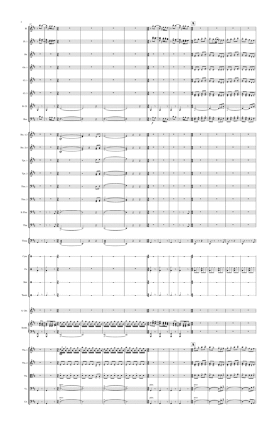 Fooling Yourself (the Angry Young Man) Full Orchestra scores gallery preview page 2