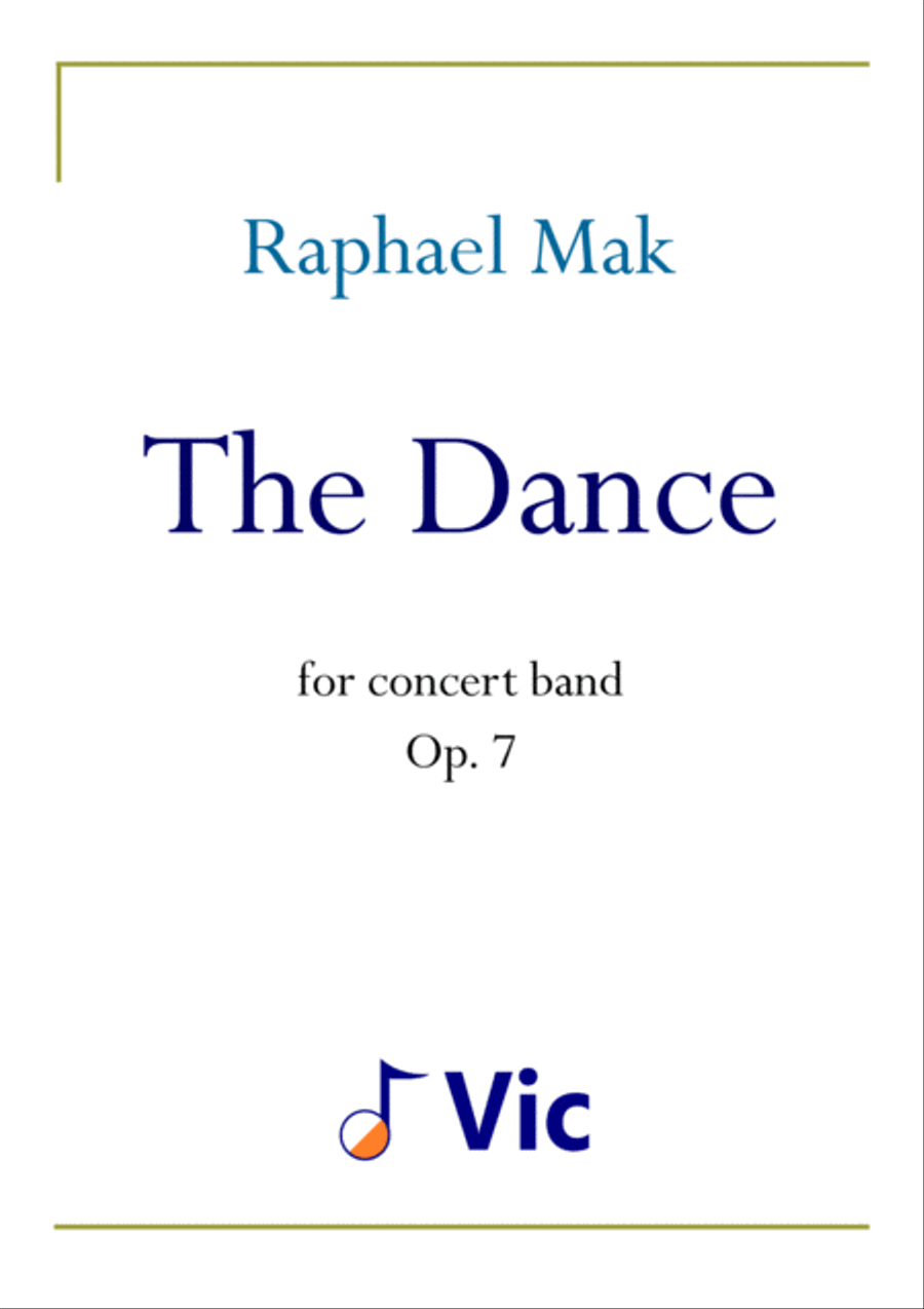 The Dance, op. 7 Concert Band scores gallery preview page 1