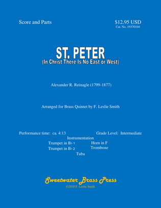 Book cover for St. Peter (In Christ There Is No East or West)