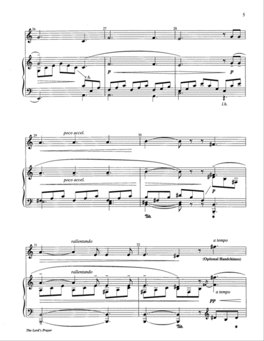 The Lord's Prayer Percussion scores gallery preview page 5