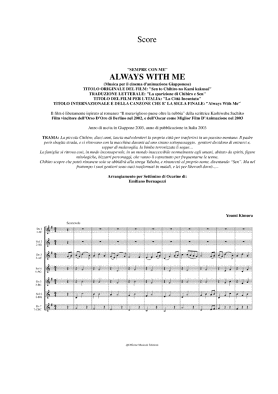 Itsumo Nandodemo (always With Me) Small Ensemble scores gallery preview page 3