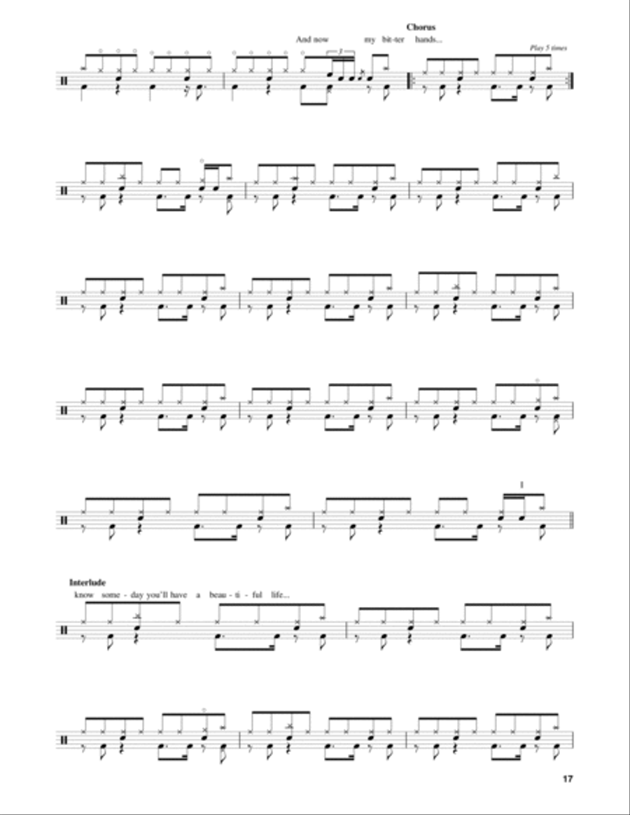 Black Black Drum Set scores gallery preview page 3