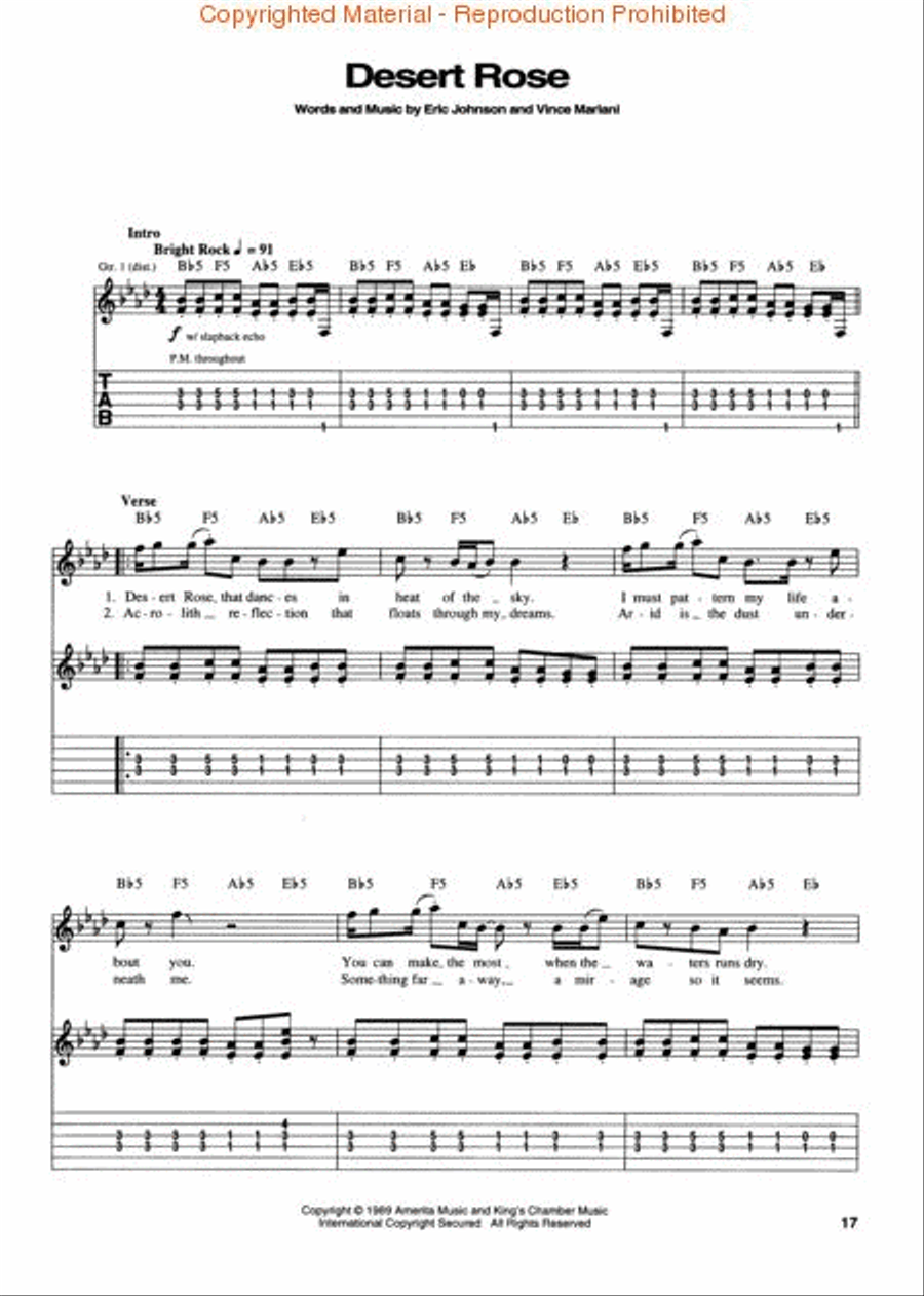 Eric Johnson – Ah Via Musicom Electric Guitar scores gallery preview page 2