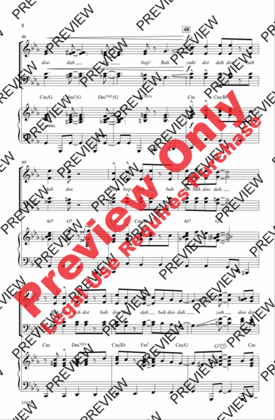 'Zat You, Santa Claus? 4-Part scores gallery preview page 8