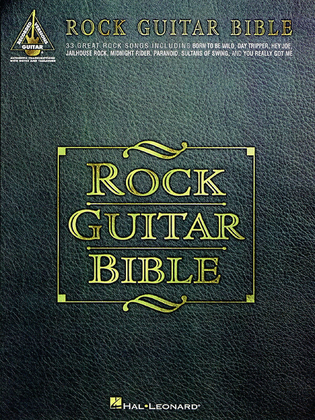 Book cover for Rock Guitar Bible