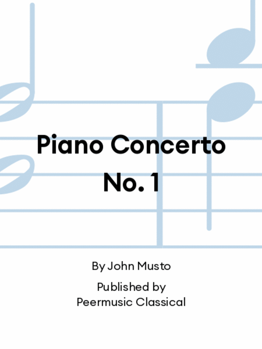 Piano Concerto No. 1 Piano Solo scores gallery preview page 1