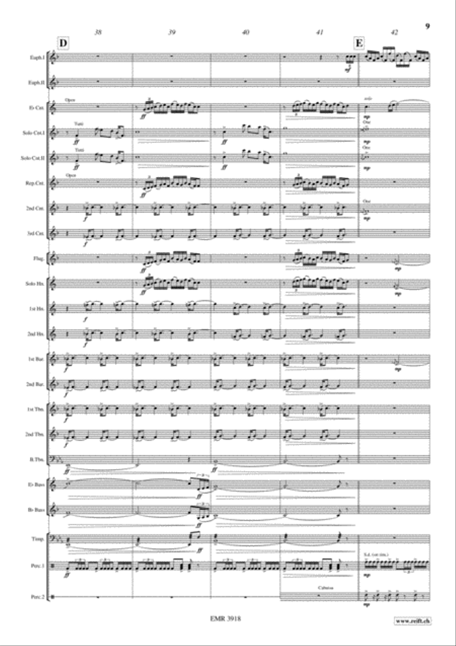 Celtic Folk Celtic Folk Brass Band scores gallery preview page 9