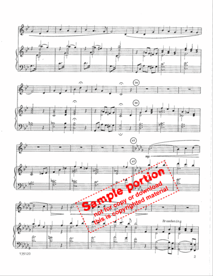 I Wonder As I Wander Flute scores gallery preview page 3