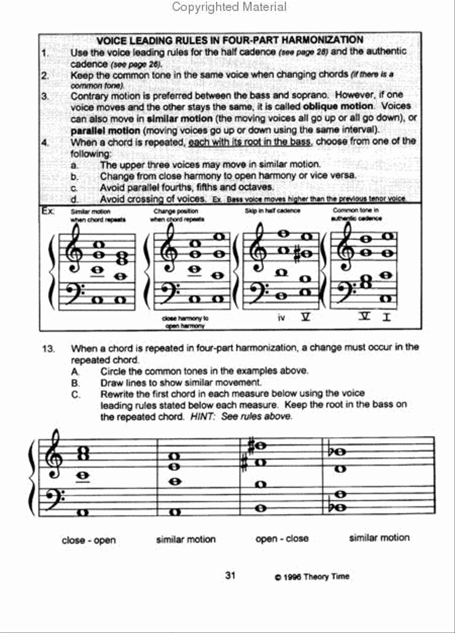 Theory Time Grade 11 Workbook Piano Method scores gallery preview page 4
