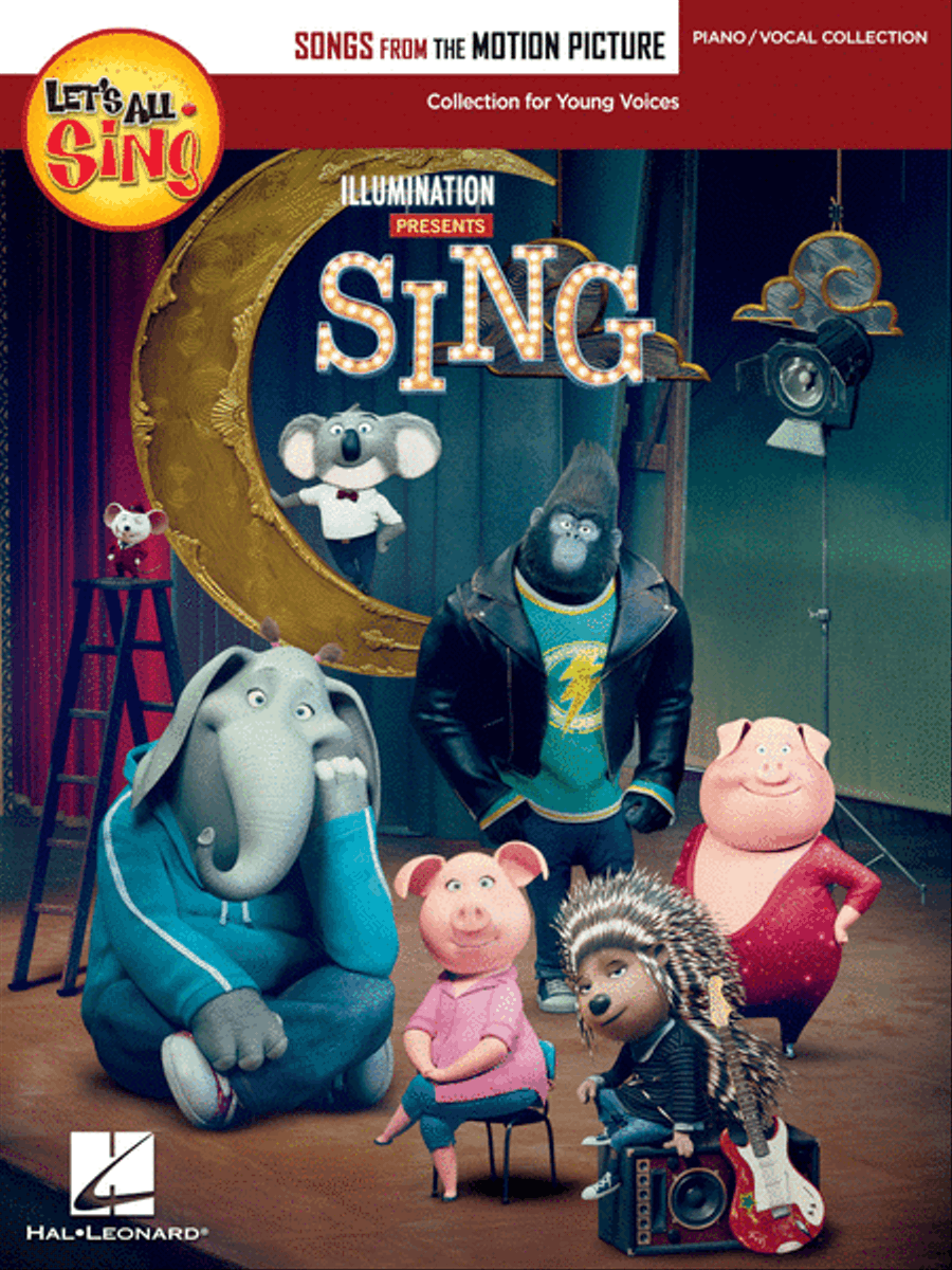 Let's All Sing Songs from the Motion Picture SING Choir scores gallery preview page 1