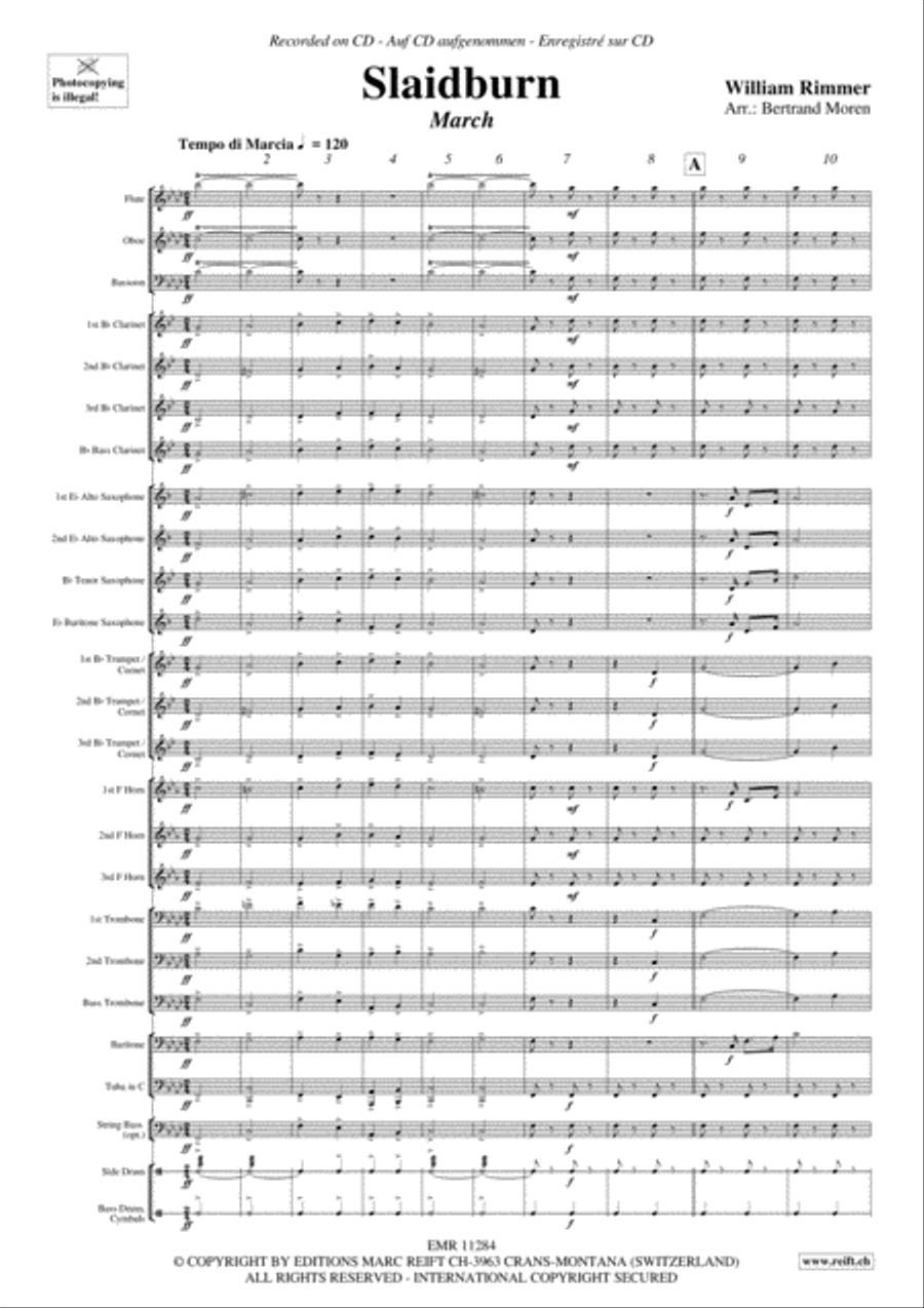 Slaidburn Concert Band scores gallery preview page 4