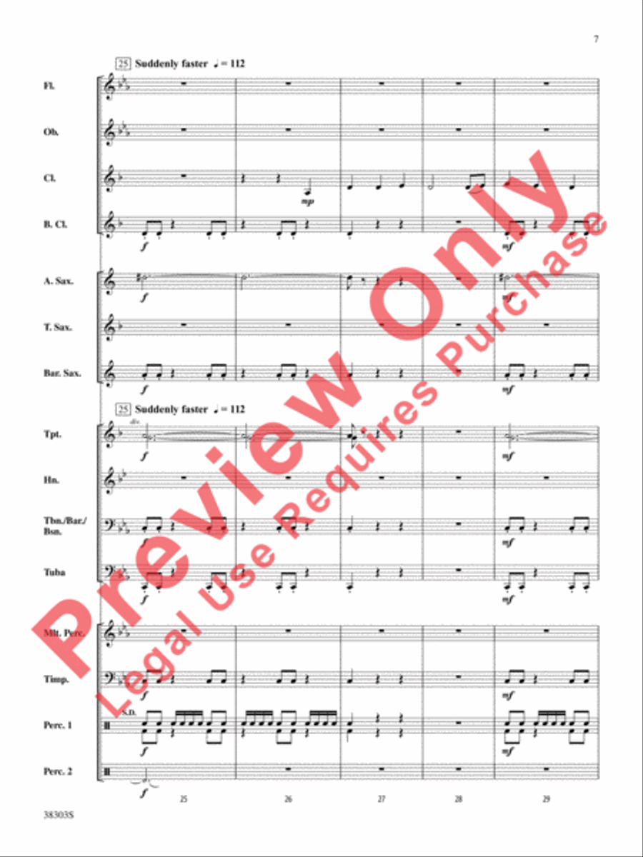 Ghost Ship Ghost Ship Concert Band scores gallery preview page 8