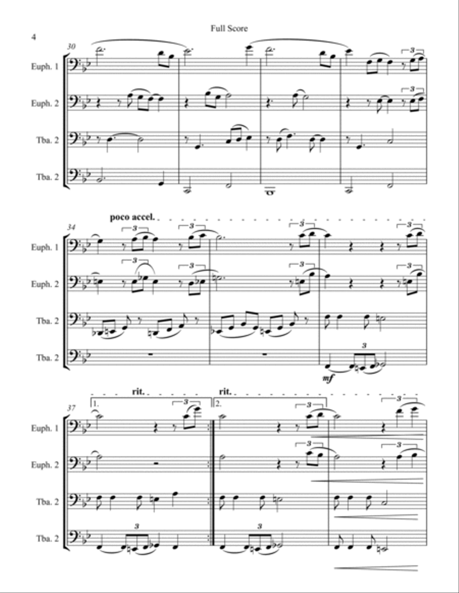 I'll Know Euphonium scores gallery preview page 4