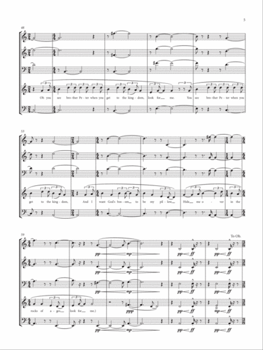 Look For Me (Score and Parts) Set of Parts scores gallery preview page 5