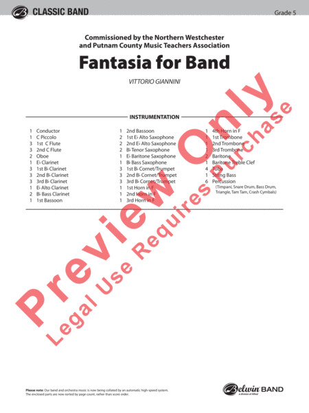 Fantasia for Band image number null