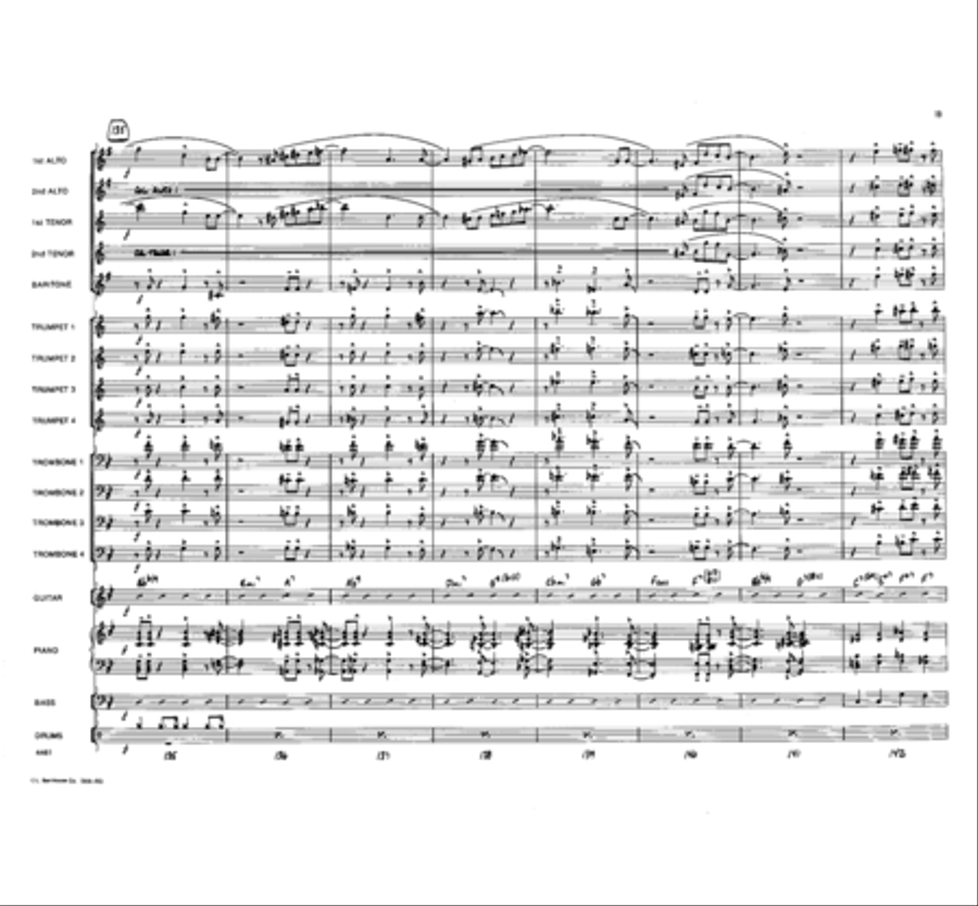 Exit 135 North Exit 135 North Jazz Ensemble scores gallery preview page 18